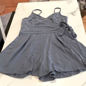 Abercrombie and Fitch blue romper. Size small.